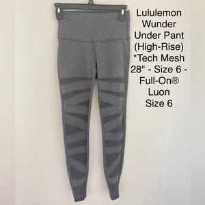 Lululemon wunder under